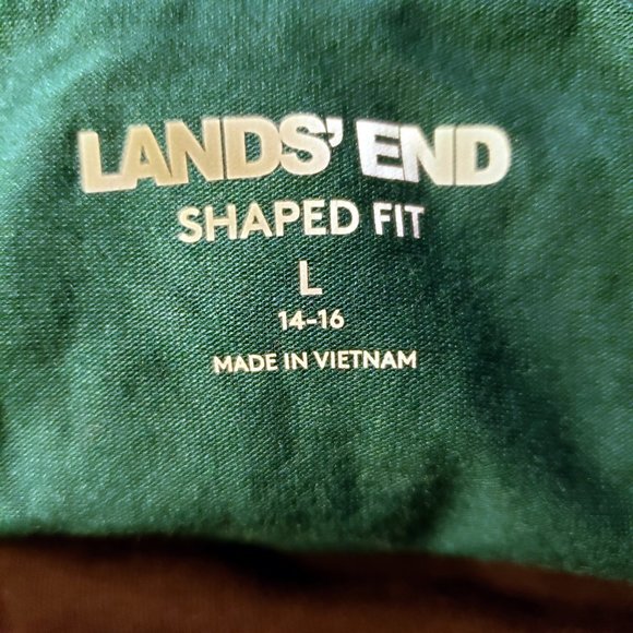 LANDS' END -WOMENS LONG SLEEVE SHAPED FIT TURTLENECK - SIZE LARGE - Picture 2 of 2